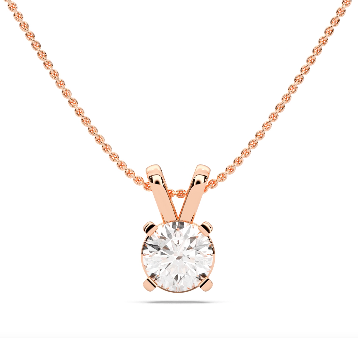 ROUND SOLITAIRE PENDANT