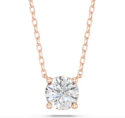 ROUND SOLITAIRE PENDANT