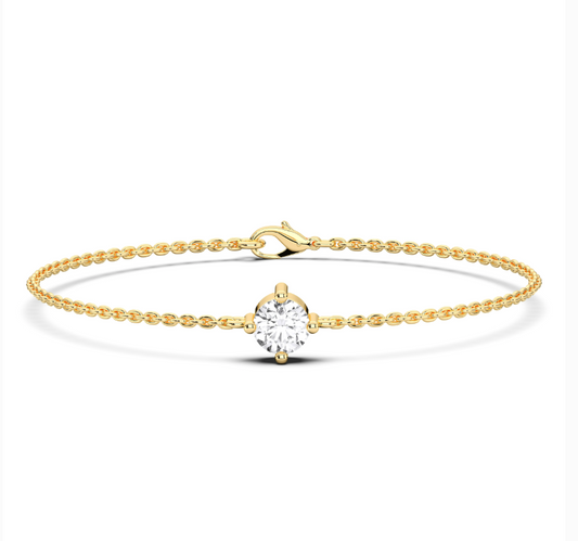 ROUND SOLITAIRE BRACELET