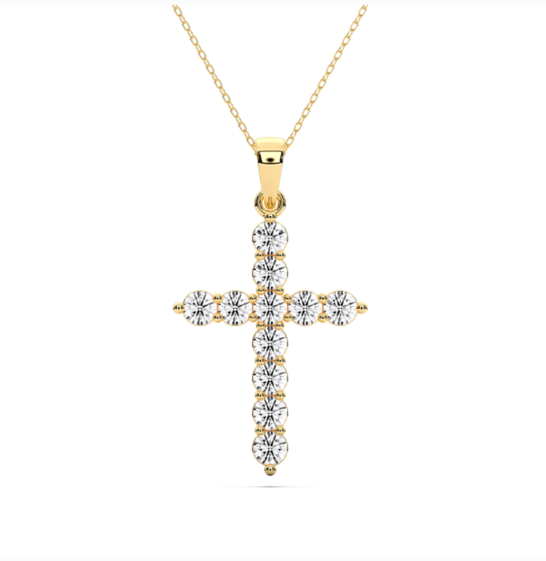 ROUND CROSS PENDANT