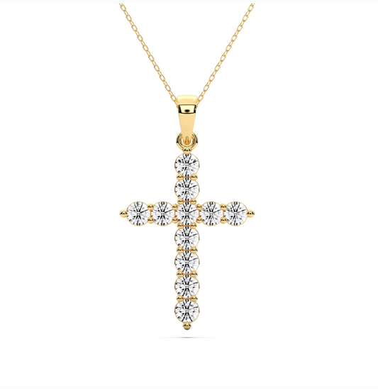 ROUND CROSS PENDANT