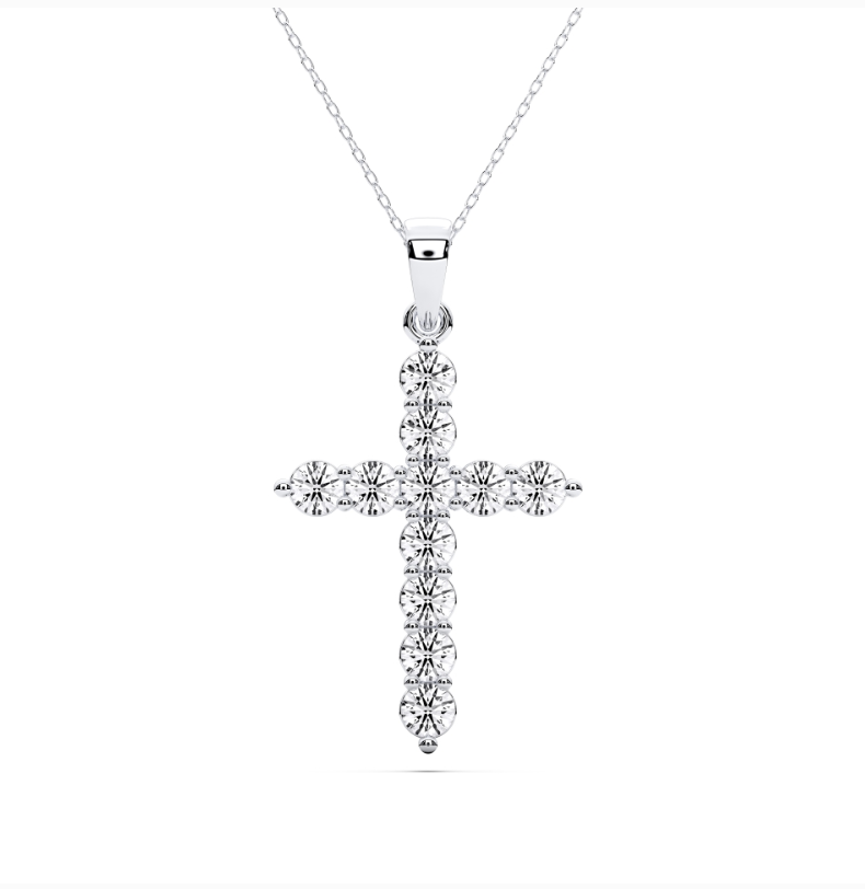 ROUND CROSS PENDANT