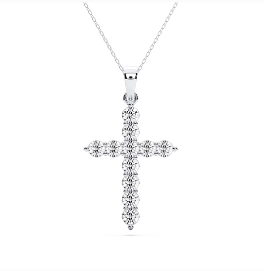 ROUND CROSS PENDANT