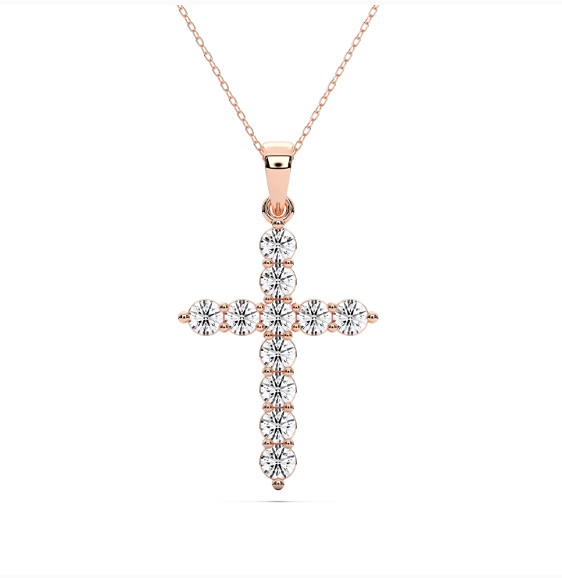 ROUND CROSS PENDANT