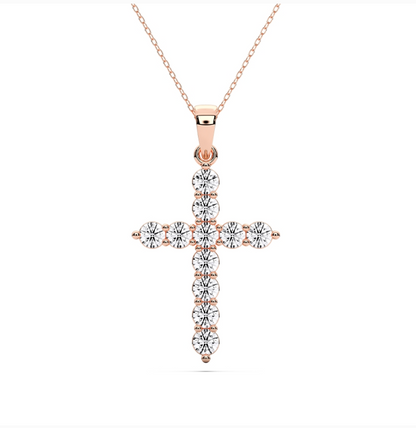 ROUND CROSS PENDANT