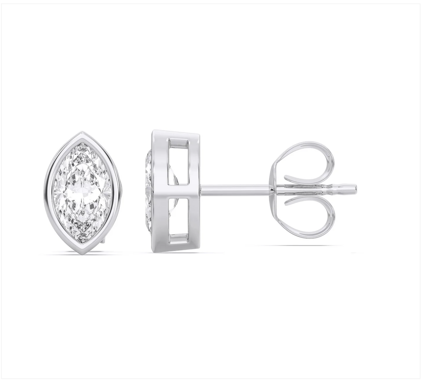 MARQUISE BEZEL EARIRNGS