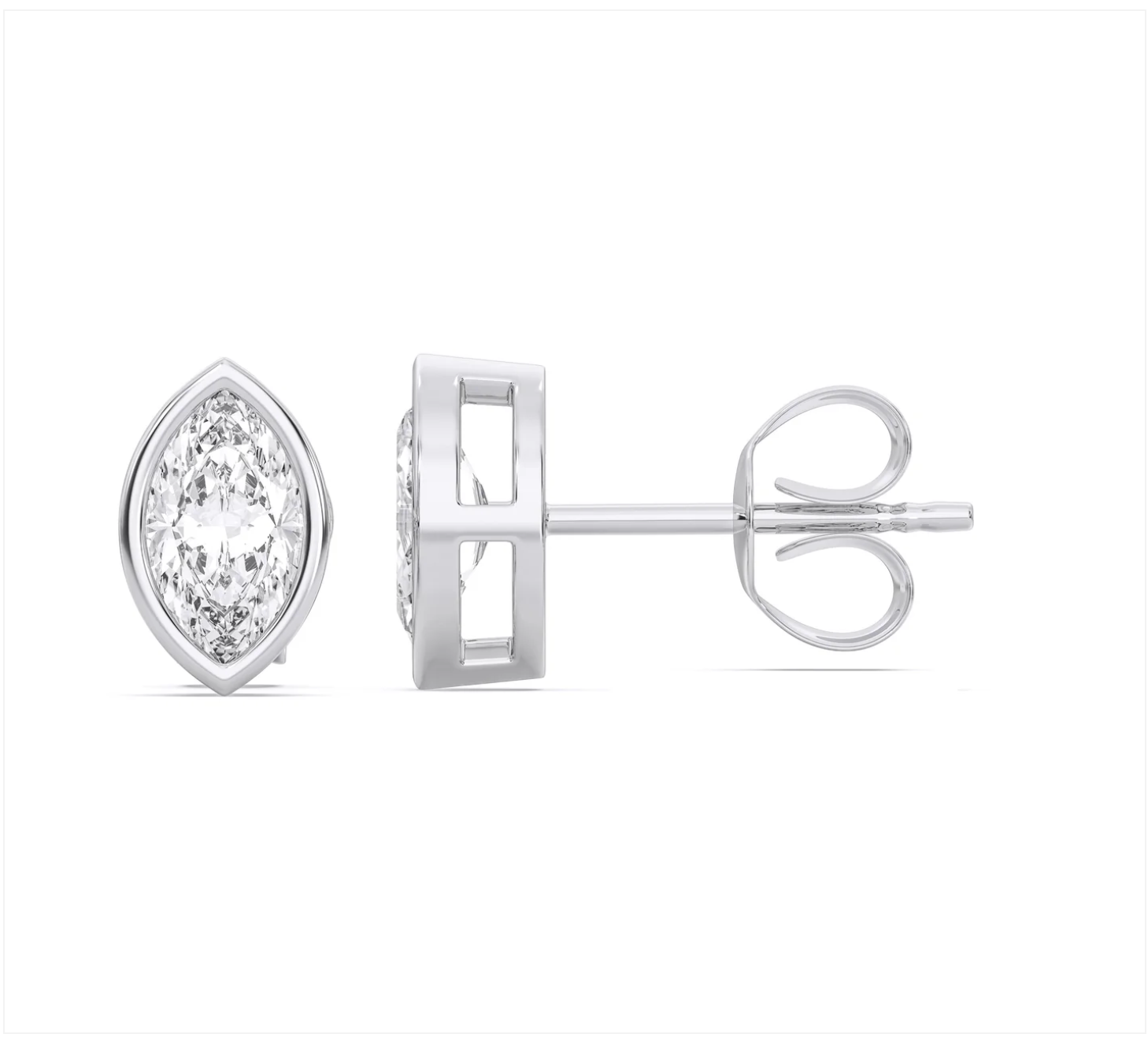 MARQUISE BEZEL EARIRNGS