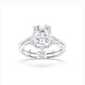 CUSHION VINTAGE RING WITH BAND