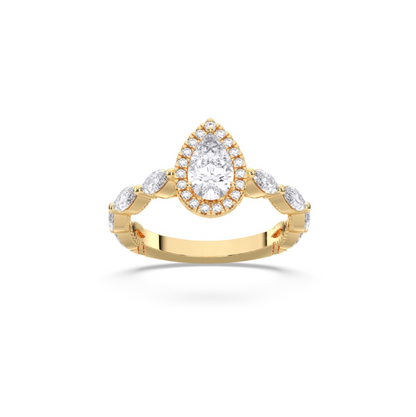 PEAR VINTAGE RING - M&D Signature Jewels