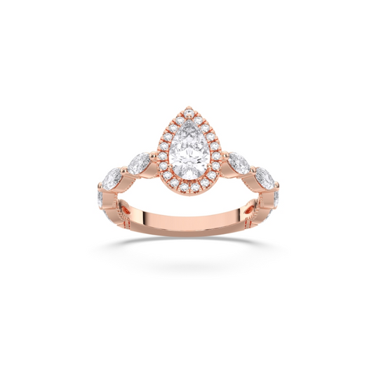 PEAR VINTAGE RING - M&D Signature Jewels