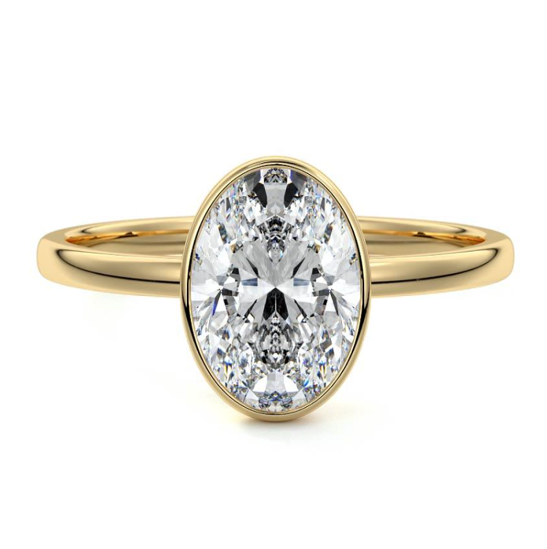 OVAL BEZEL RING
