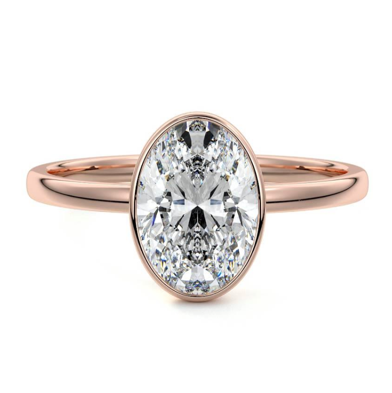 OVAL BEZEL RING