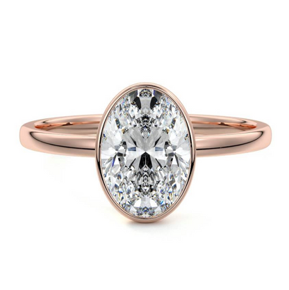 OVAL BEZEL RING