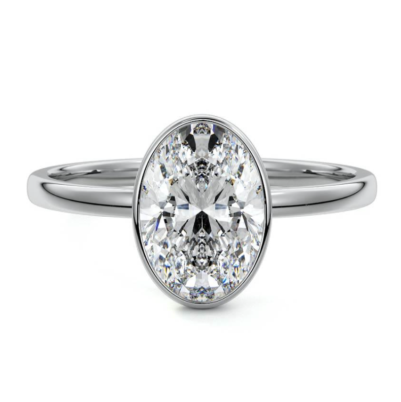 OVAL BEZEL RING