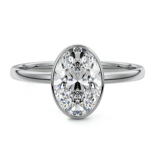 OVAL BEZEL RING