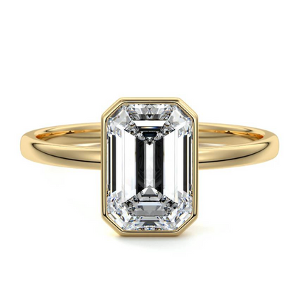 EMERALD BEZEL RING