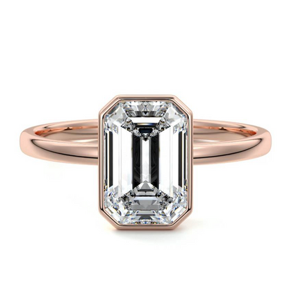EMERALD BEZEL RING