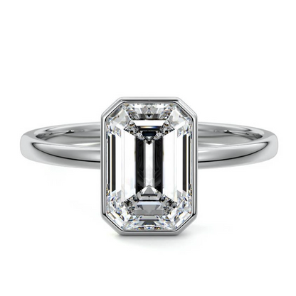 EMERALD BEZEL RING