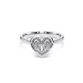 HEART BEZEL RING