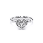 HEART BEZEL RING