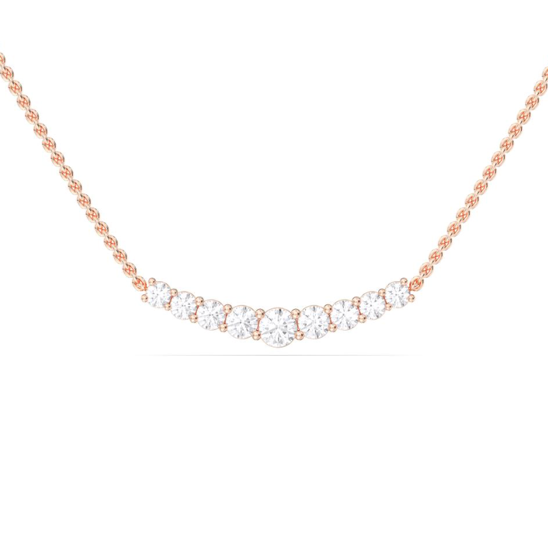 9 STONE ROUND PENDANT