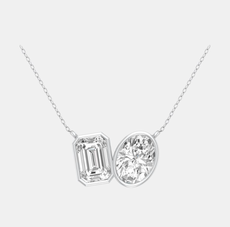 EMERALD OVAL MUA TUA PENDANT