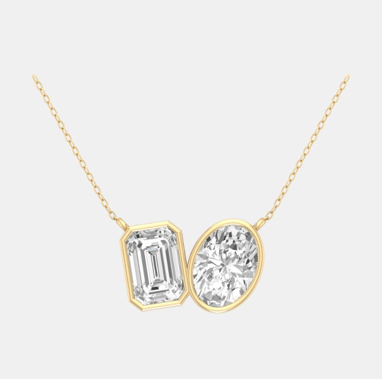 EMERALD OVAL MUA TUA PENDANT