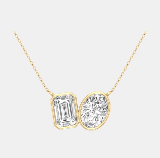 EMERALD OVAL MUA TUA PENDANT