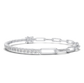 ROUND HALF TENNIS BRACELET