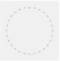 OVAL DIAMONDS BY YARD NECKLACE