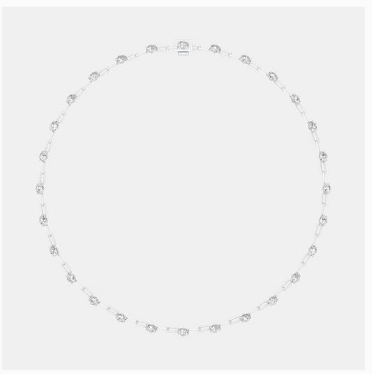 OVAL DIAMONDS BY YARD NECKLACE