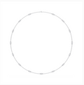 ROUND DIAMONDS BY YARD NECKLACE