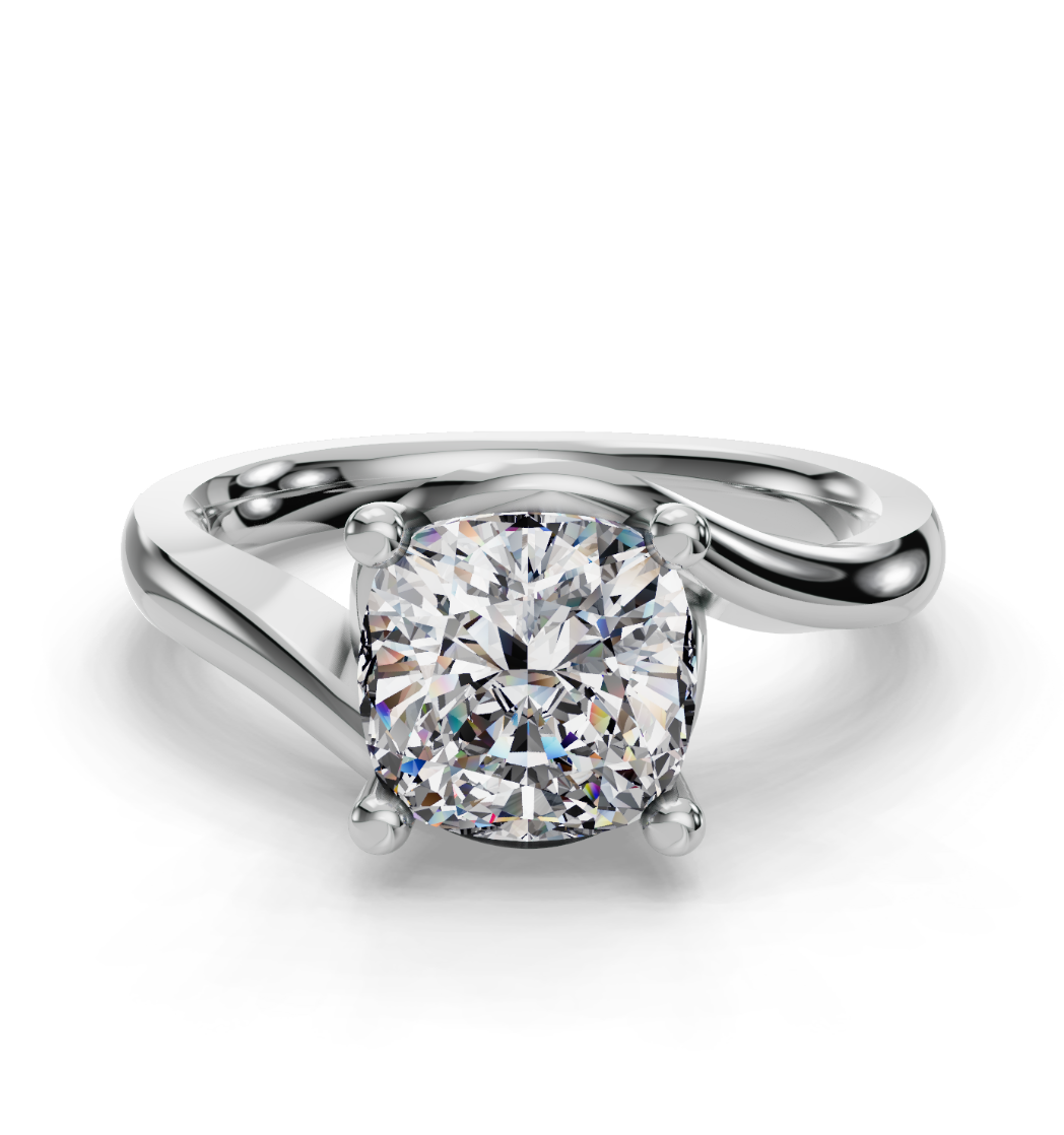 CUSHION CROSS SOLITAIRE