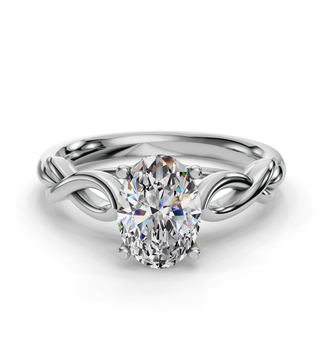 OVAL KNOT SOLITAIRE