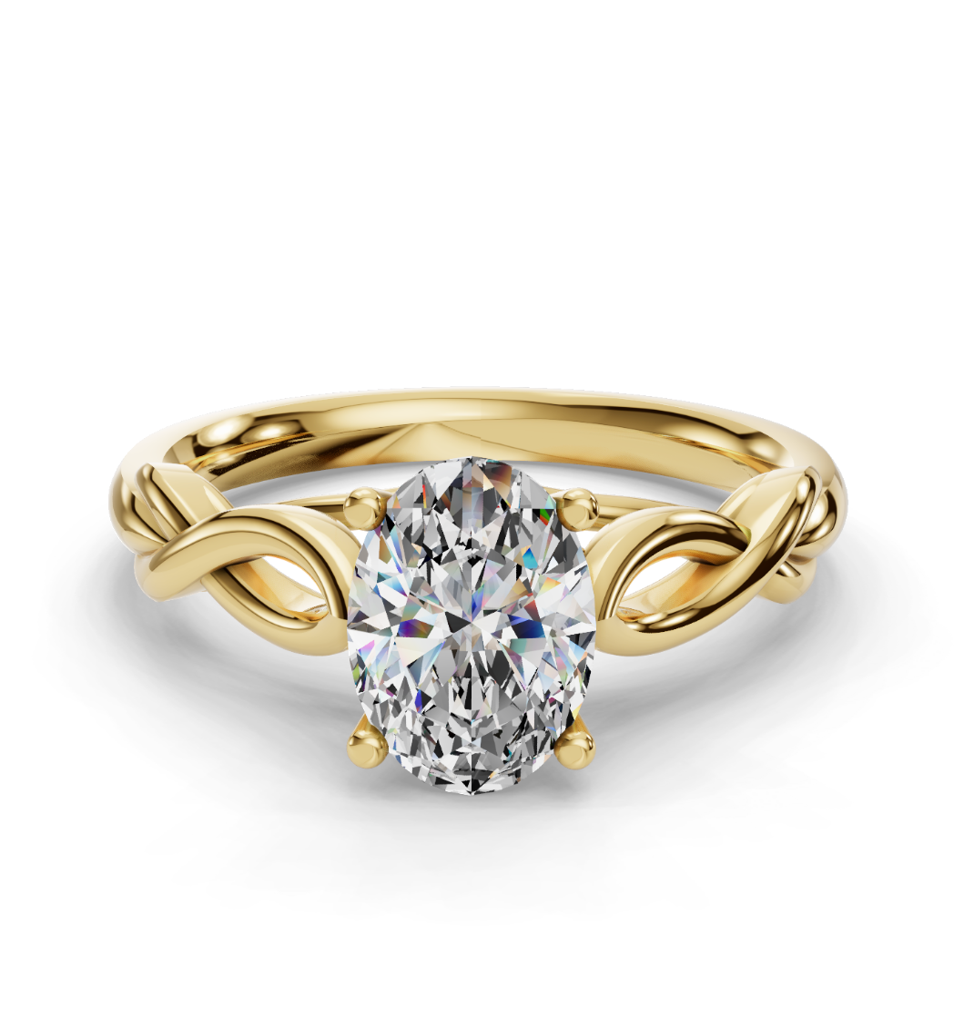OVAL KNOT SOLITAIRE