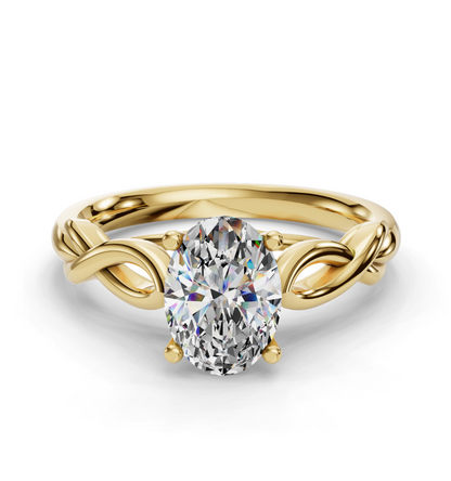 OVAL KNOT SOLITAIRE