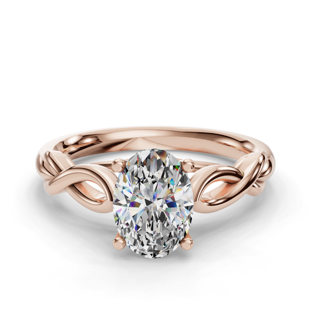 OVAL KNOT SOLITAIRE