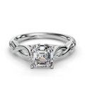 ASSCHER KNOT SOLITAIRE