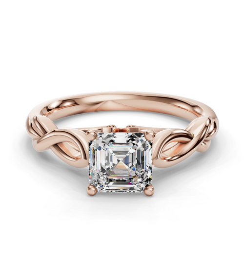 ASSCHER KNOT SOLITAIRE