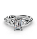 EMERALD KNOT SOLITAIRE