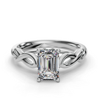 EMERALD KNOT SOLITAIRE