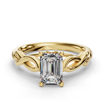 EMERALD KNOT SOLITAIRE