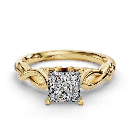 PRINCESS KNOT SOLITAIRE