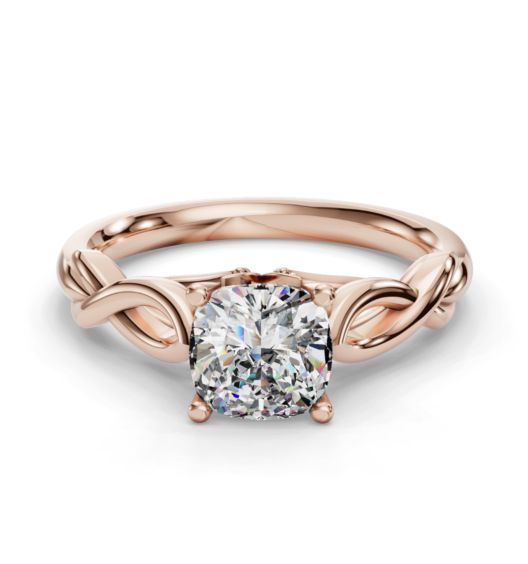 CUSHION KNOT SOLITAIRE