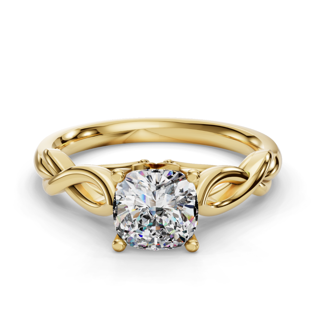 CUSHION KNOT SOLITAIRE