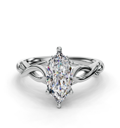 MARQUISE KNOT SOLITAIRE