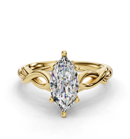 MARQUISE KNOT SOLITAIRE