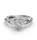HEART KNOT SOLITAIRE