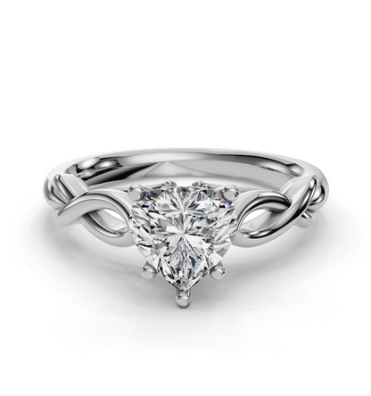 HEART KNOT SOLITAIRE