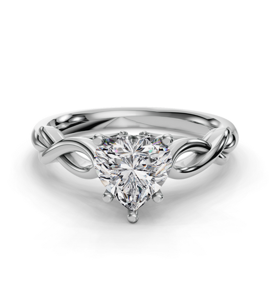 HEART KNOT SOLITAIRE